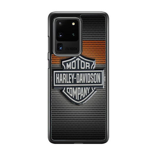 Harley Davidson Grey Samsung Galaxy S20 Ultra Case