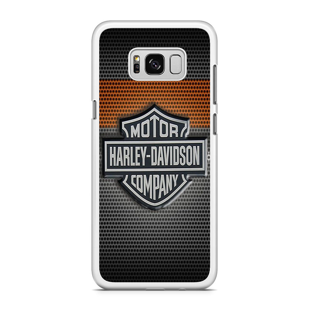 Harley Davidson Grey Samsung Galaxy S8 Case
