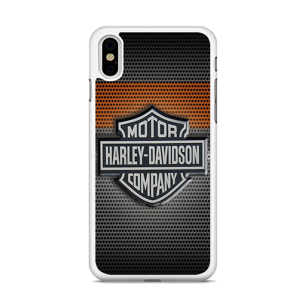 Harley Davidson Grey iPhone X Case