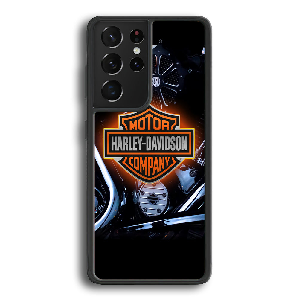 Harley Davidson Light Up The Engine Samsung Galaxy S21 Ultra Case