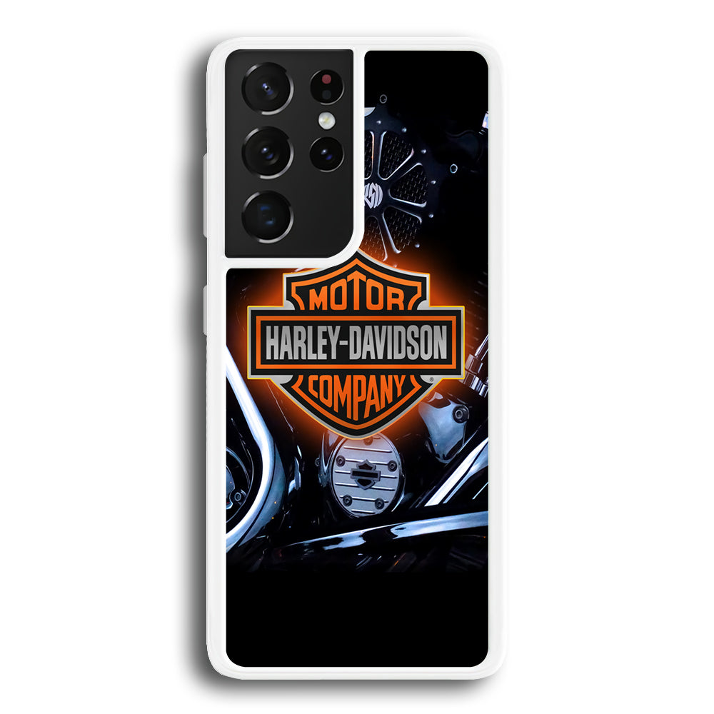 Harley Davidson Light Up The Engine Samsung Galaxy S21 Ultra Case
