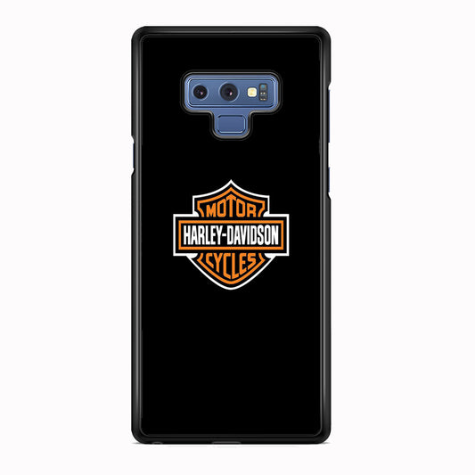 Harley Davidson Logo Black Samsung Galaxy Note 9 Case