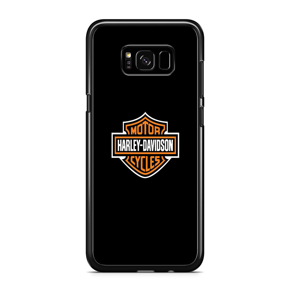 Harley Davidson Logo Black Samsung Galaxy S8 Case
