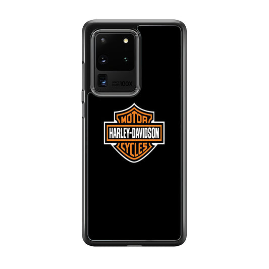 Harley Davidson Logo Black Samsung Galaxy S20 Ultra Case