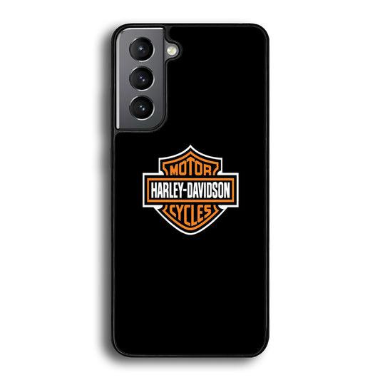 Harley Davidson Logo Black Samsung Galaxy S21 Case