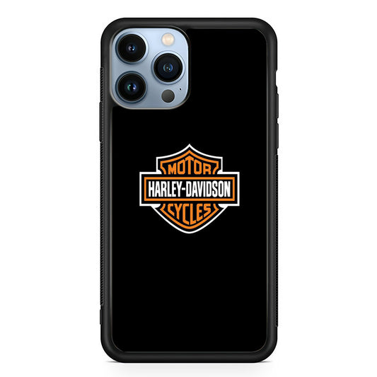 Harley Davidson Logo Black iPhone 13 Pro Max Case