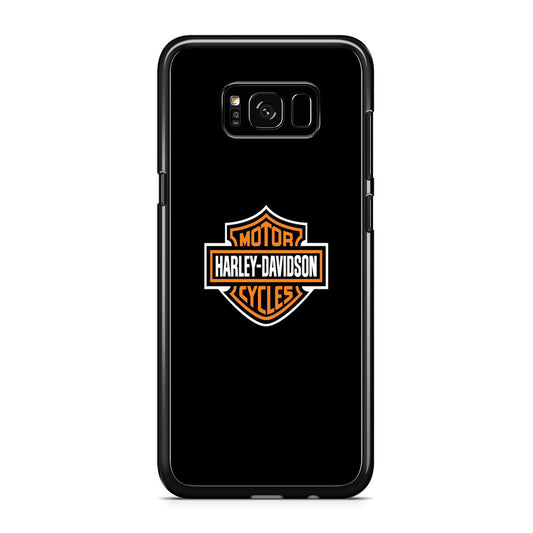 Harley Davidson Logo Black Samsung Galaxy S8 Plus Case
