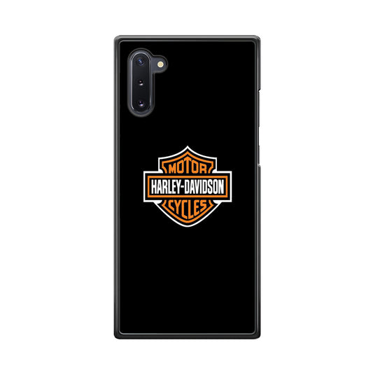 Harley Davidson Logo Black Samsung Galaxy Note 10 Case