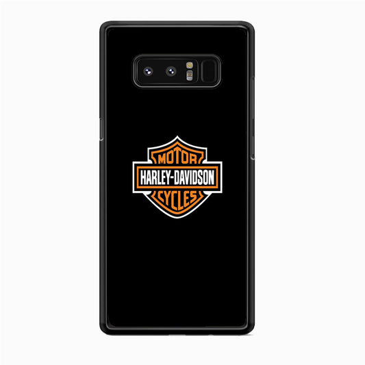 Harley Davidson Logo Black Samsung Galaxy Note 8 Case