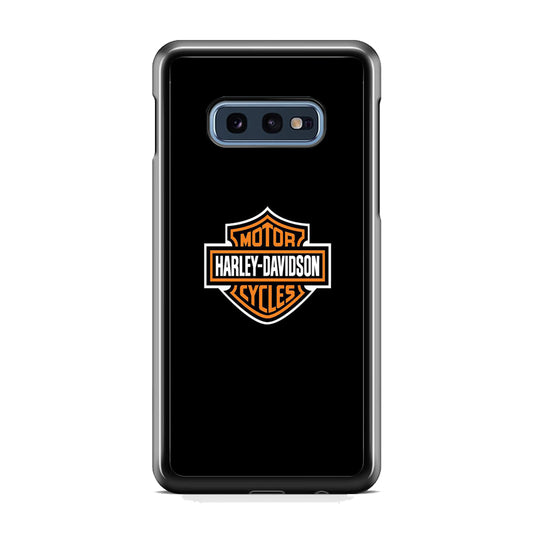 Harley Davidson Logo Black Samsung Galaxy S10E Case