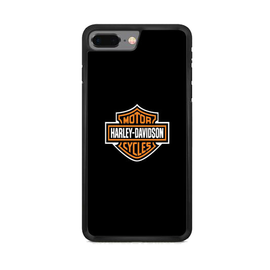 Harley Davidson Logo Black iPhone 8 Plus Case