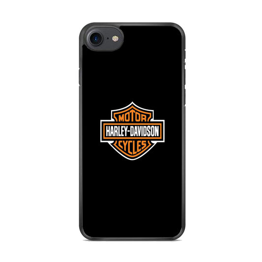 Harley Davidson Logo Black iPhone 8 Case