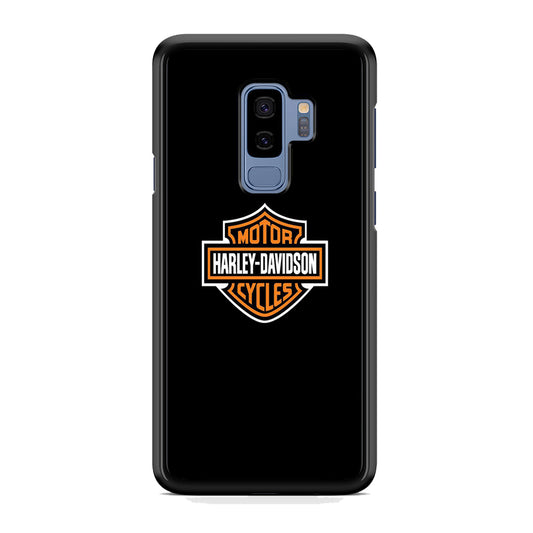 Harley Davidson Logo Black Samsung Galaxy S9 Plus Case