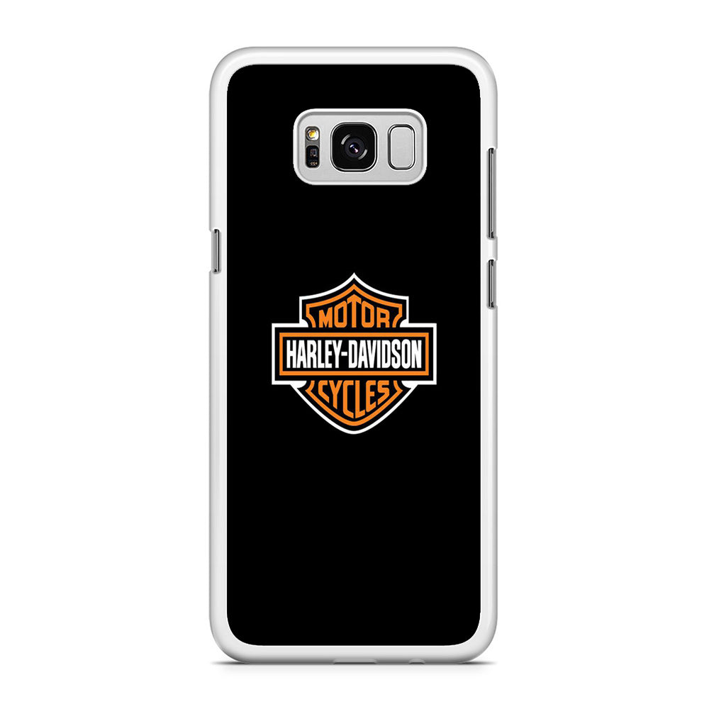 Harley Davidson Logo Black Samsung Galaxy S8 Case