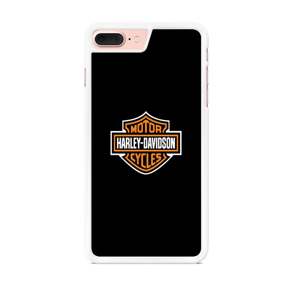 Harley Davidson Logo Black iPhone 8 Plus Case