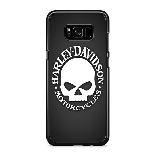 Harley Davidson Skull Grey Samsung Galaxy S8 Case