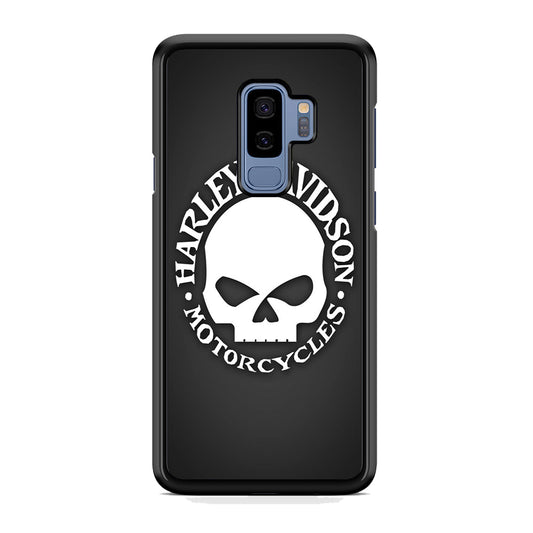 Harley Davidson Skull Grey Samsung Galaxy S9 Plus Case