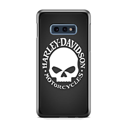 Harley Davidson Skull Grey Samsung Galaxy S10E Case