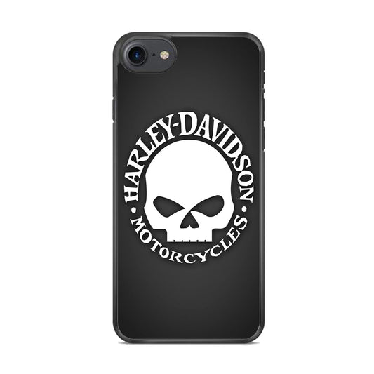 Harley Davidson Skull Grey iPhone 8 Case