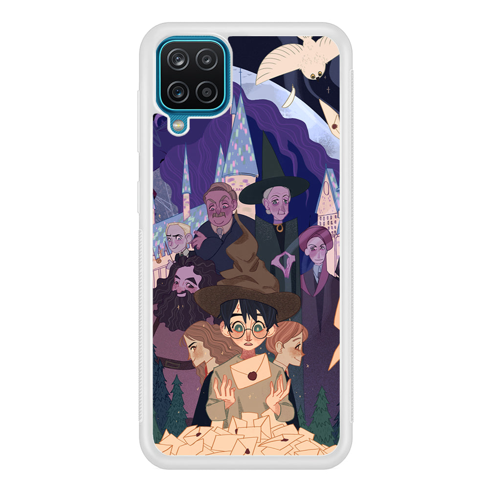 Harry Potter Imagine The Magic Letter Samsung Galaxy A12 Case