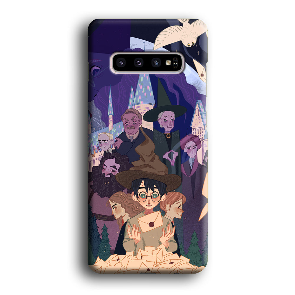 Harry Potter Imagine The Magic Letter Samsung Galaxy S10 Case