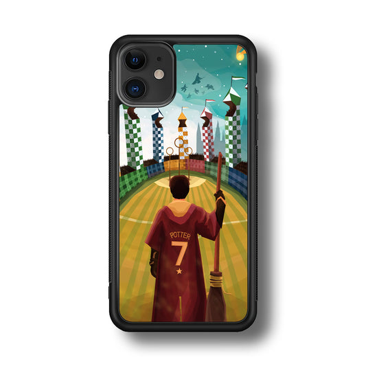 Harry Potter Quidditch Number 7 iPhone 11 Case