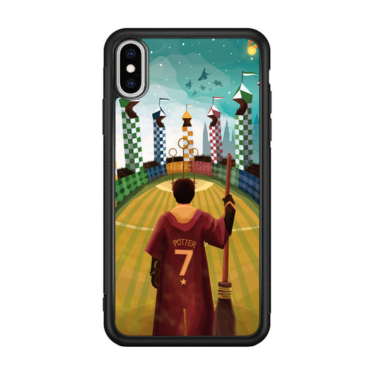 Harry Potter Quidditch Number 7 iPhone X Case