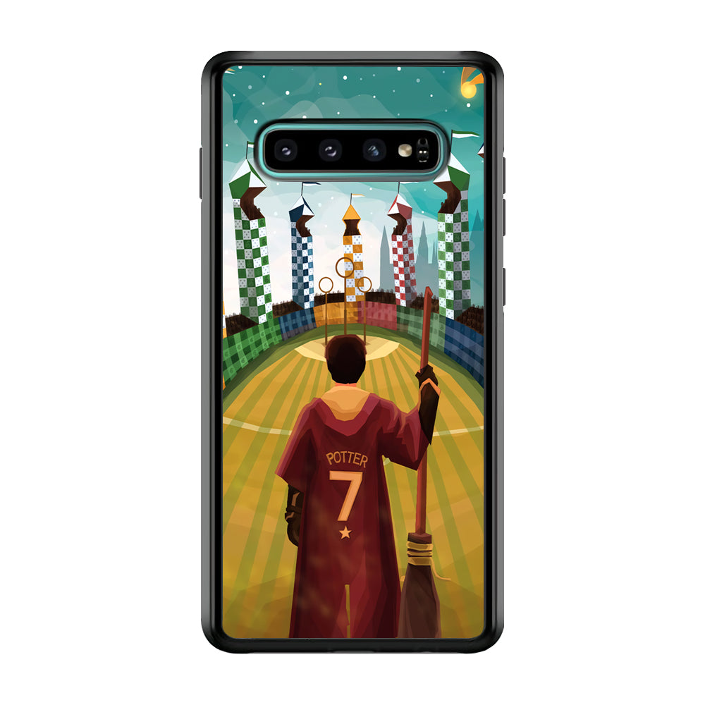 Harry Potter Quidditch Number 7 Samsung Galaxy S10 Case