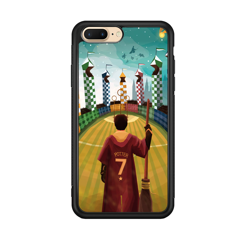 Harry Potter Quidditch Number 7 iPhone 8 Plus Case