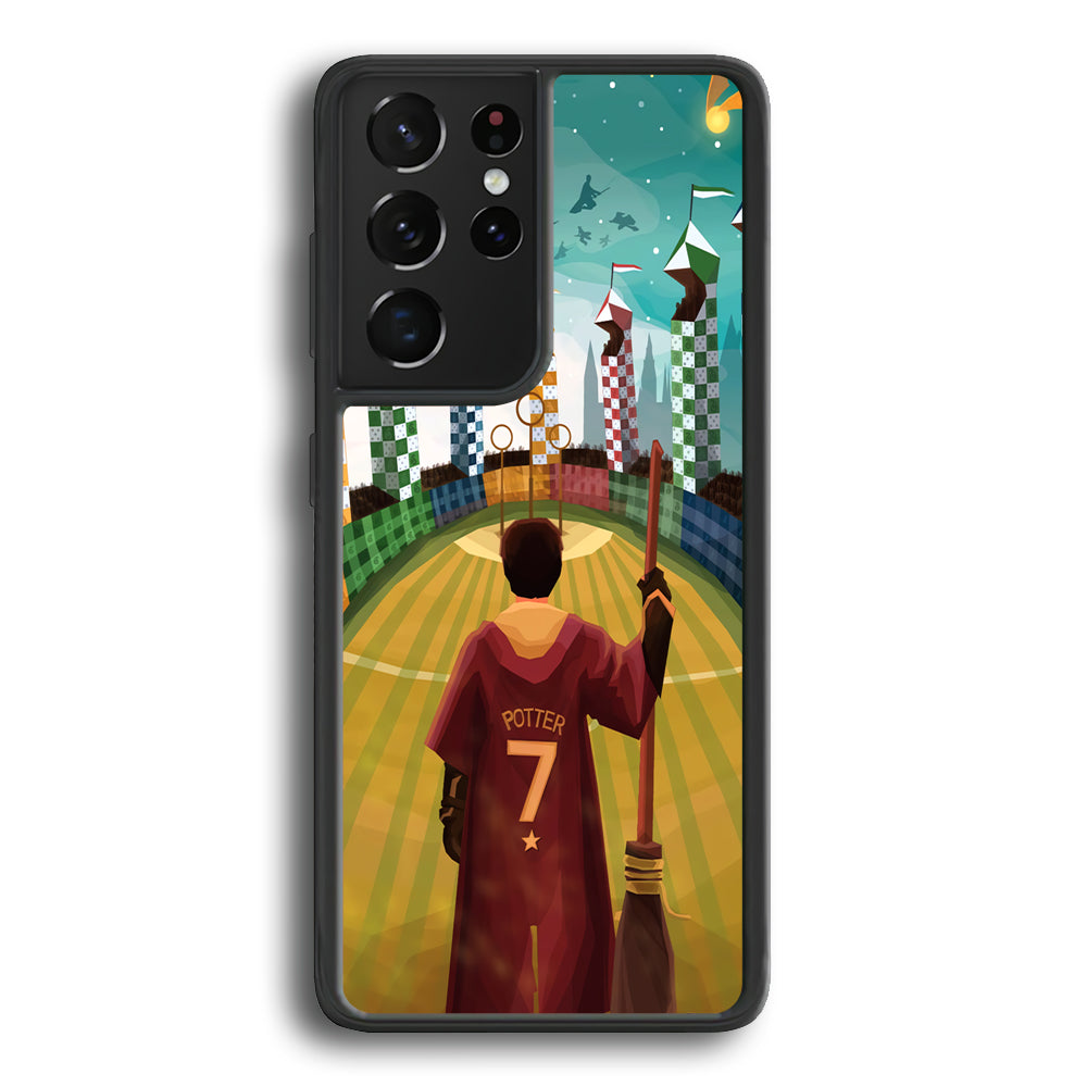 Harry Potter Quidditch Number 7 Samsung Galaxy S21 Ultra Case