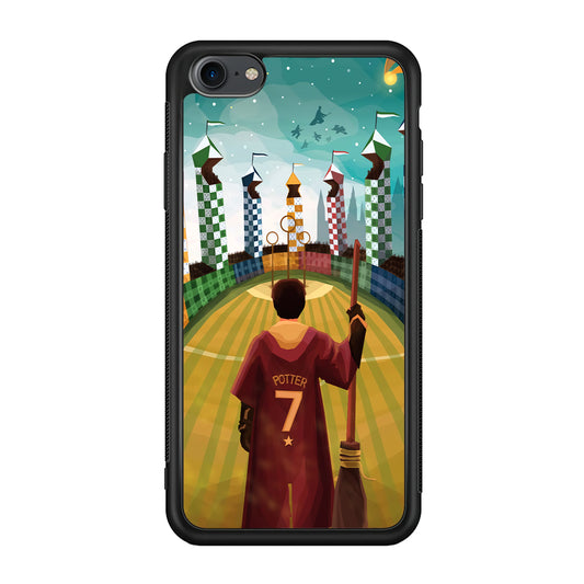 Harry Potter Quidditch Number 7 iPhone 8 Case