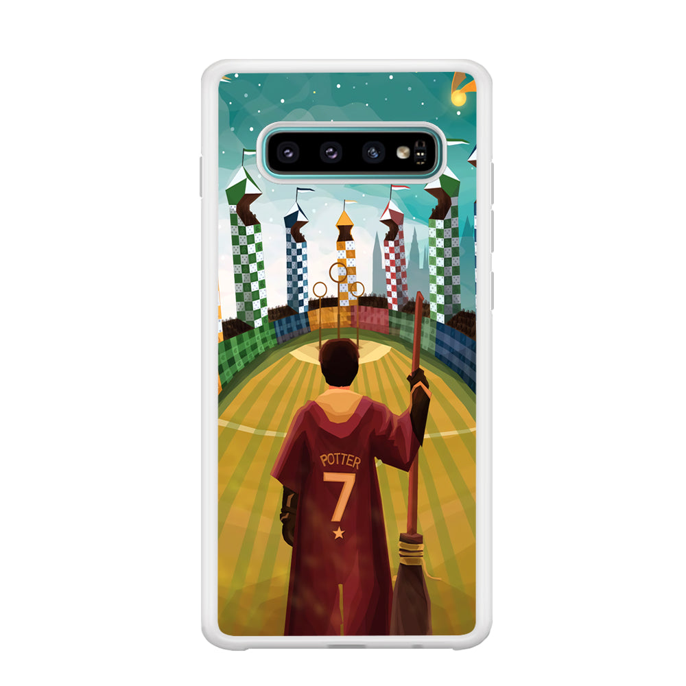 Harry Potter Quidditch Number 7 Samsung Galaxy S10 Case