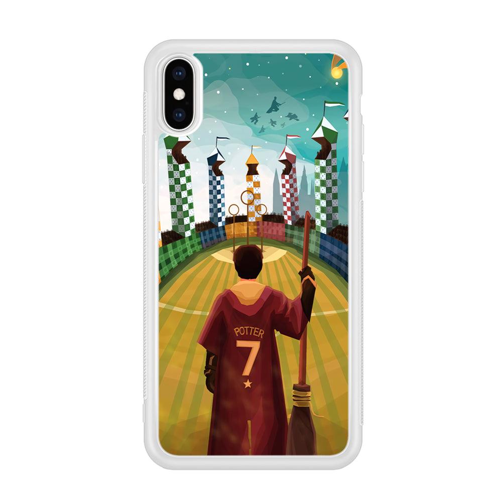 Harry Potter Quidditch Number 7 iPhone X Case