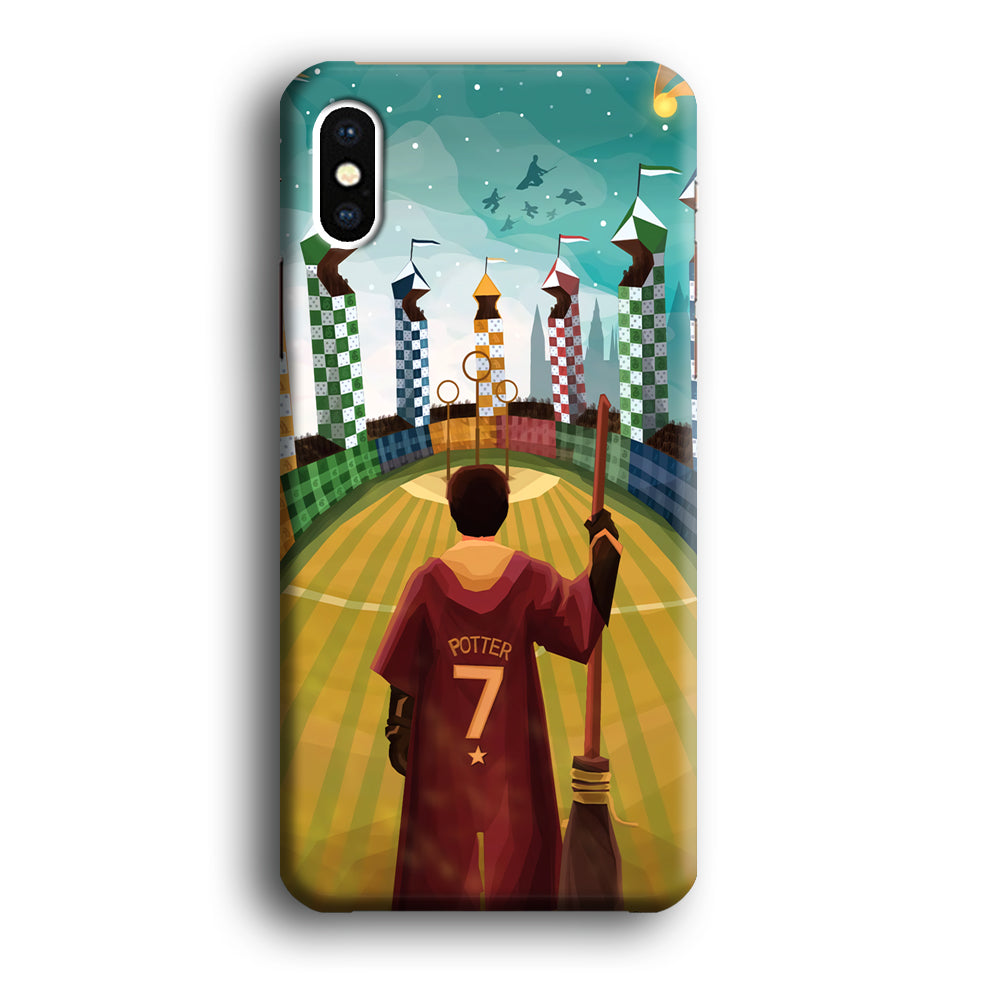 Harry Potter Quidditch Number 7 iPhone X Case