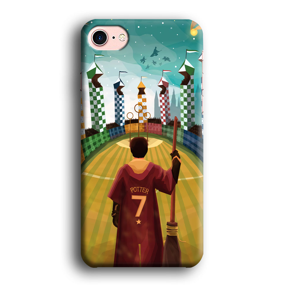 Harry Potter Quidditch Number 7 iPhone 8 Case