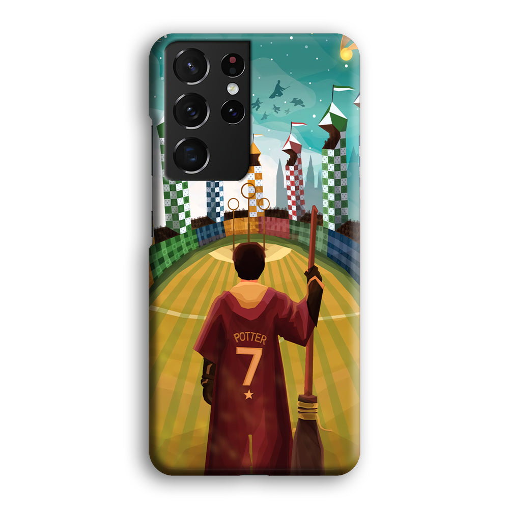 Harry Potter Quidditch Number 7 Samsung Galaxy S21 Ultra Case