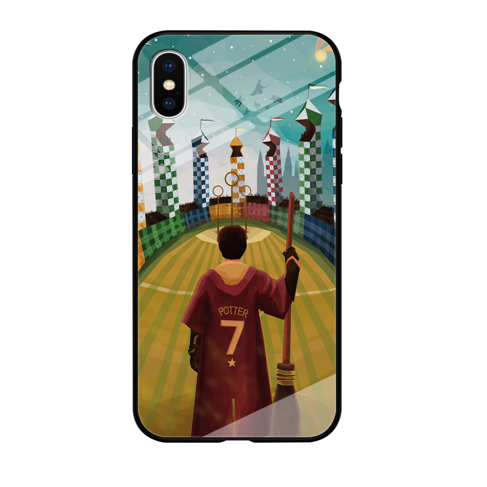 Harry Potter Quidditch Number 7 iPhone X Case