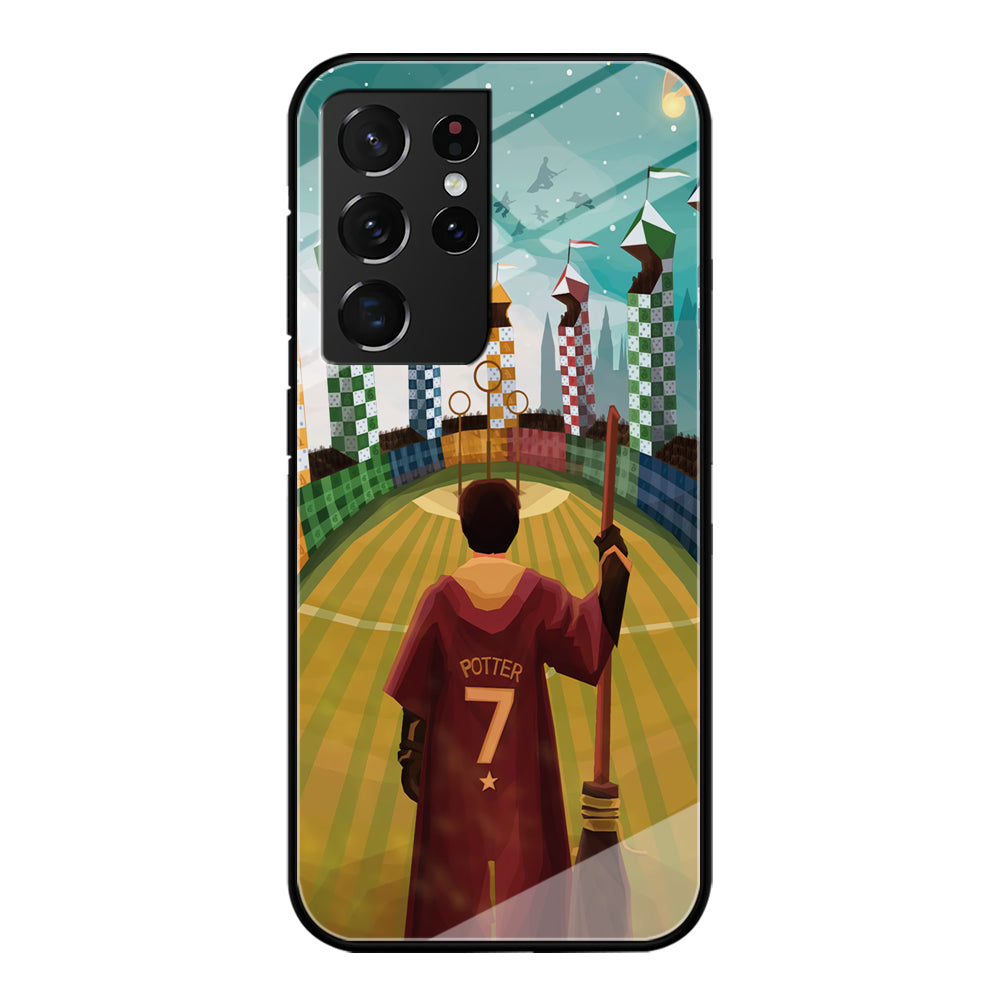 Harry Potter Quidditch Number 7 Samsung Galaxy S21 Ultra Case