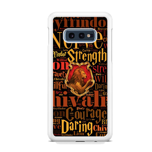 Harry Potter Gryffindor Wont Samsung Galaxy S10E Case