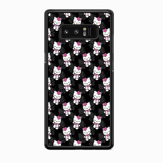 Hello Kitty Black Bland Winter Samsung Galaxy Note 8 Case