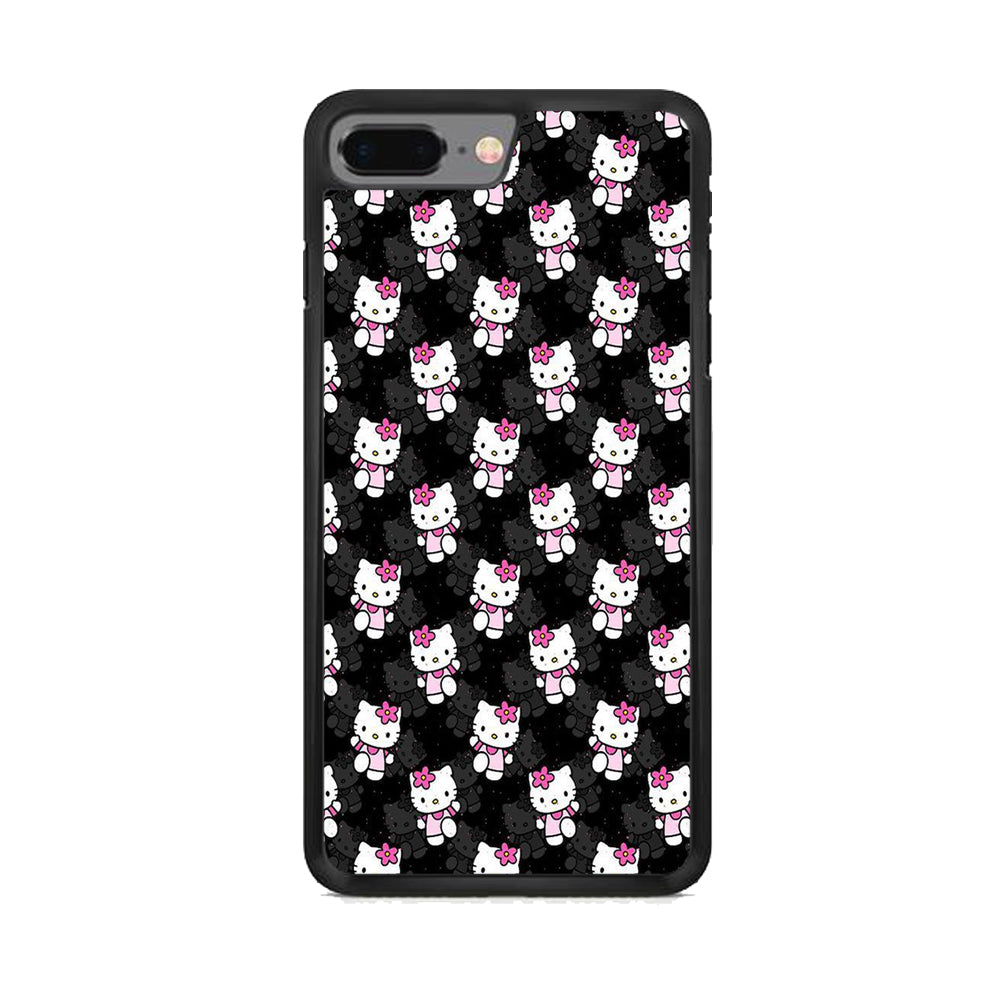 Hello Kitty Black Bland Winter iPhone 7 Plus Case