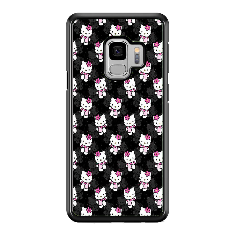 Hello Kitty Black Bland Winter Samsung Galaxy S9 Case