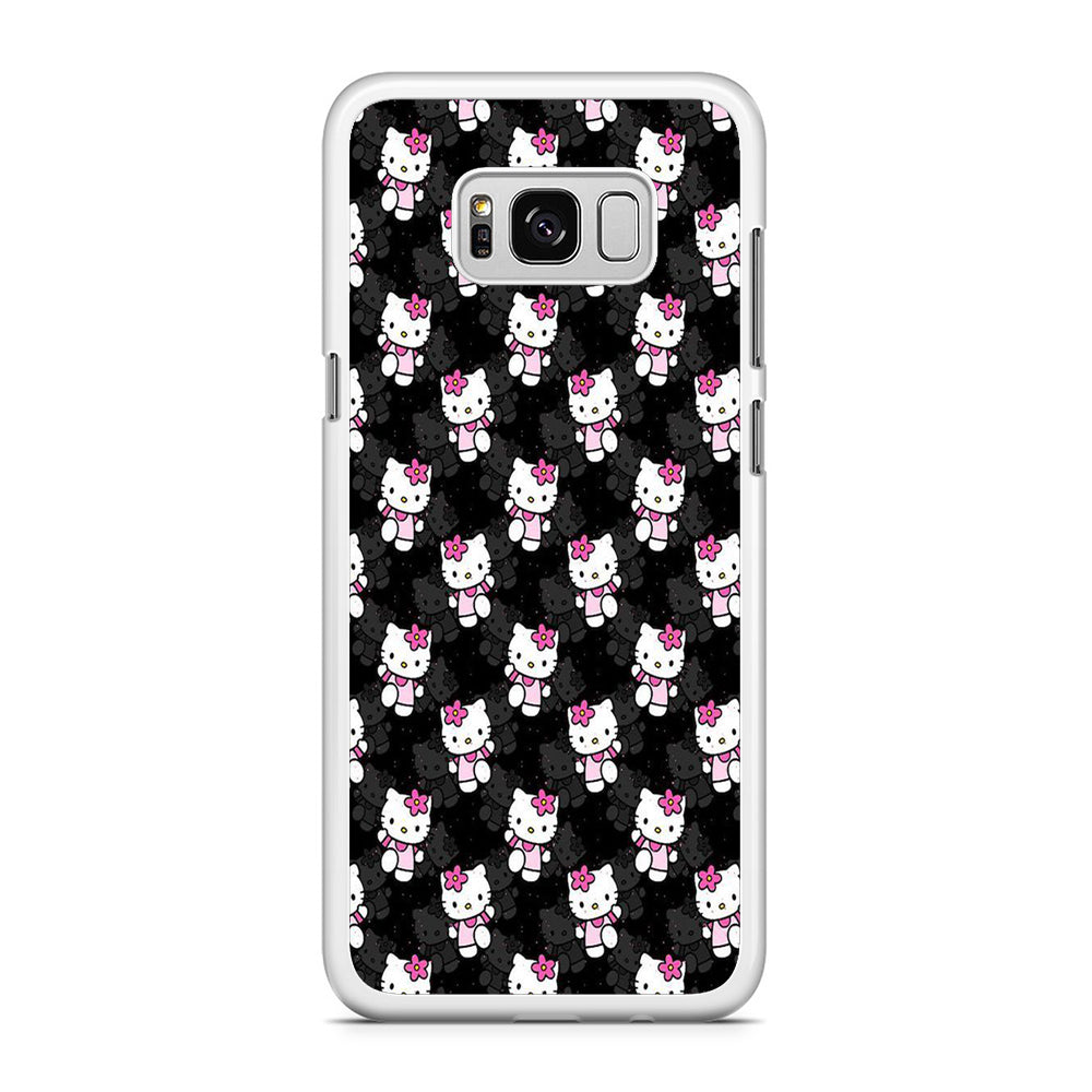 Hello Kitty Black Bland Winter Samsung Galaxy S8 Case