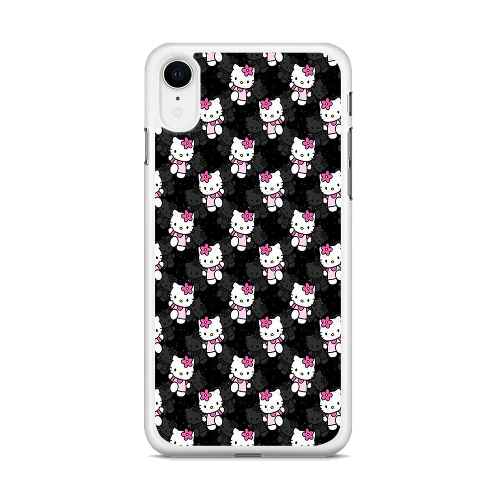 Hello Kitty Black Bland Winter iPhone XR Case