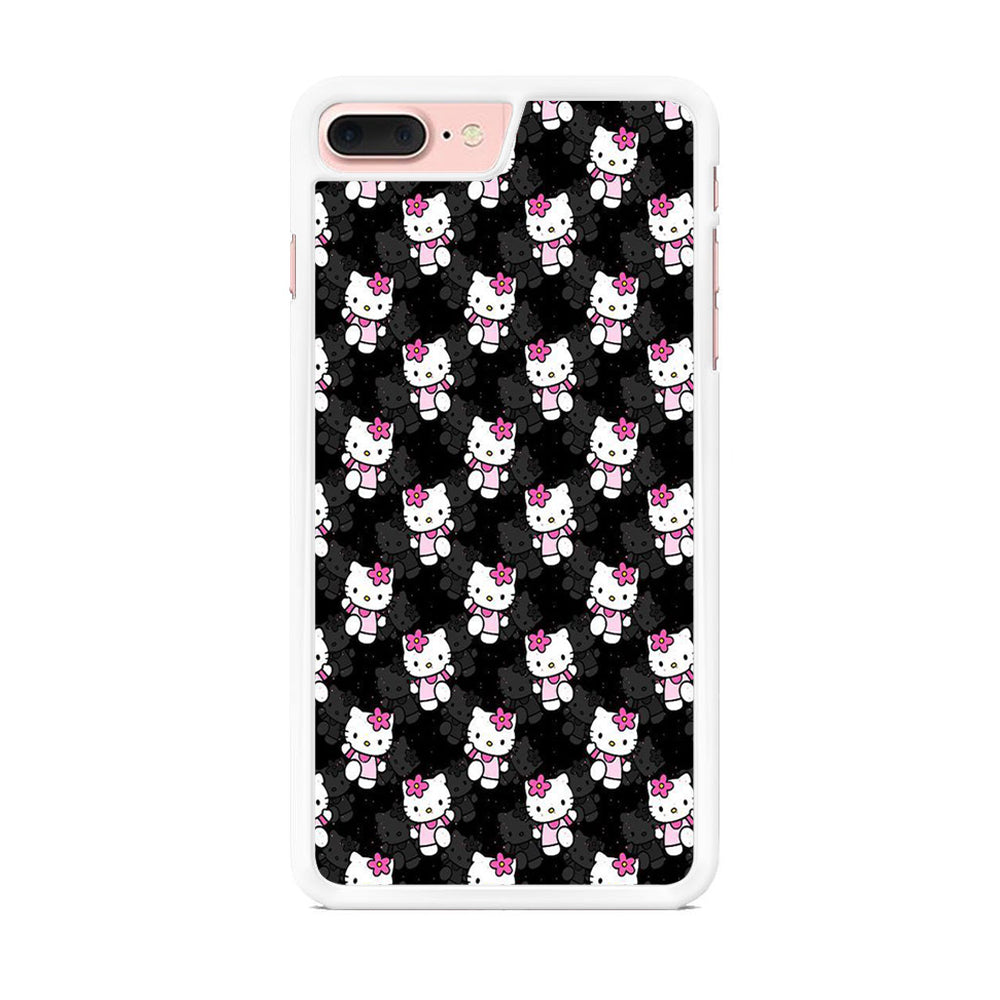 Hello Kitty Black Bland Winter iPhone 7 Plus Case