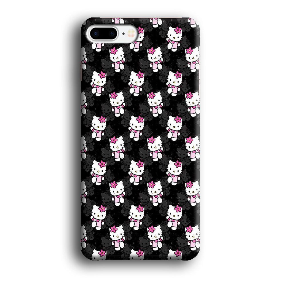 Hello Kitty Black Bland Winter iPhone 7 Plus Case
