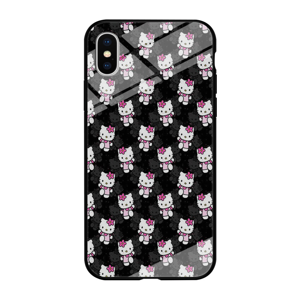 Hello Kitty Black Bland Winter iPhone X Case