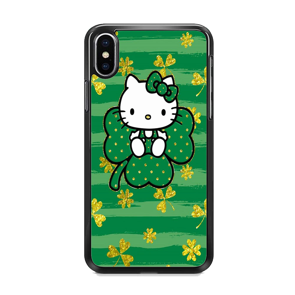 Hello Kitty Clover Green iPhone X Case