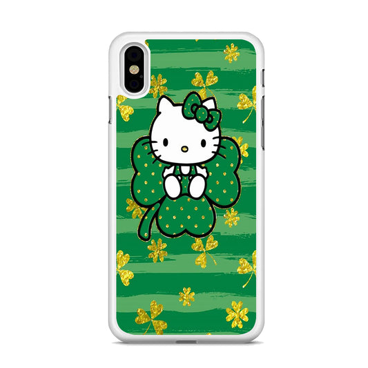 Hello Kitty Clover Green iPhone X Case