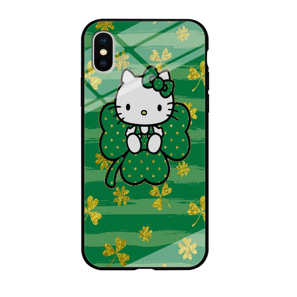Hello Kitty Clover Green iPhone X Case